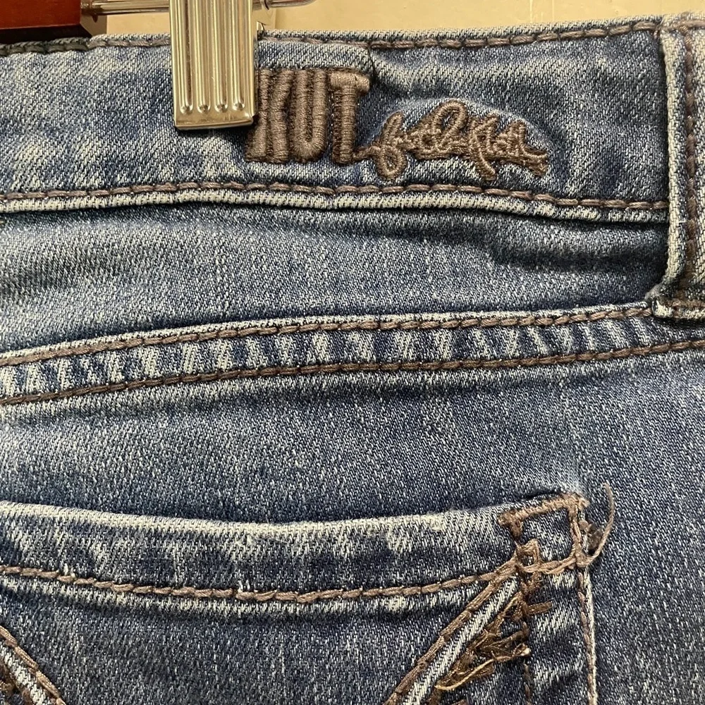 Kut from the Kloth Blue Straight Leg Jeans - Picture 14 of 16